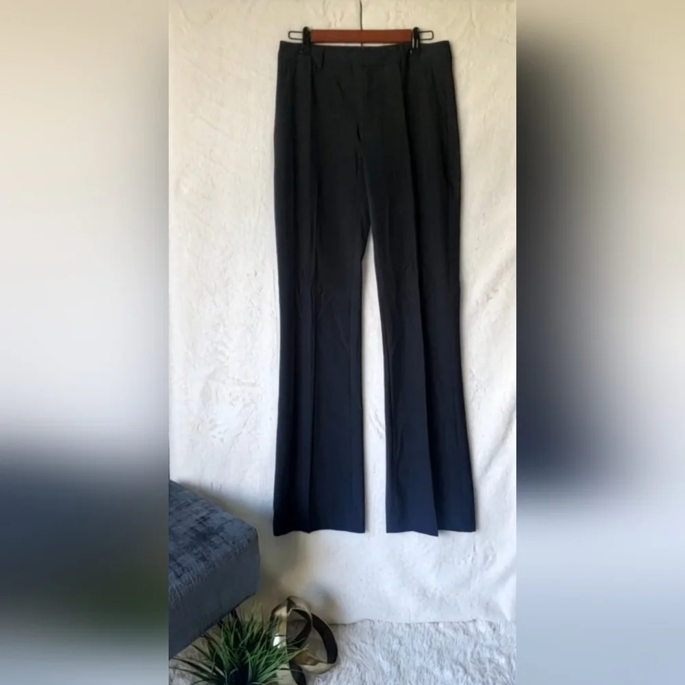 Banana Republic Black Stretch SCULPTED BOOTCUT Pants Size 4 TALL #812666 RT$100